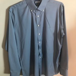 Stafford Life in Motion 97 Percent Polyester. 3 Percent Spandex. Large Size.